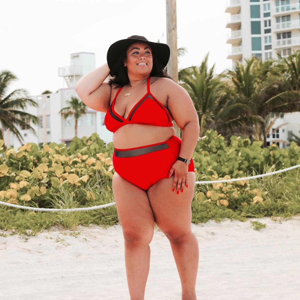 Red bikini